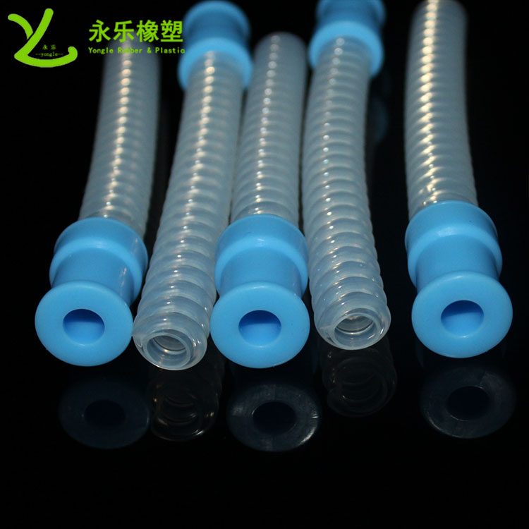 呼吸機(jī)硅膠波紋管，醫(yī)用硅膠波紋管，無氣味硅膠波紋管