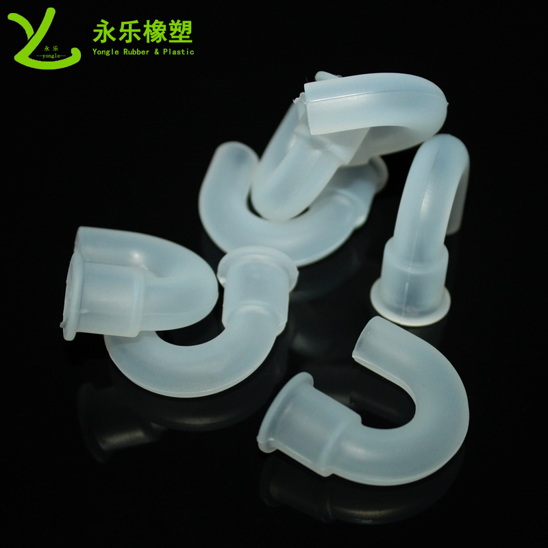 醫(yī)用硅膠彎管，模壓硅膠彎管，血氧儀硅膠彎管