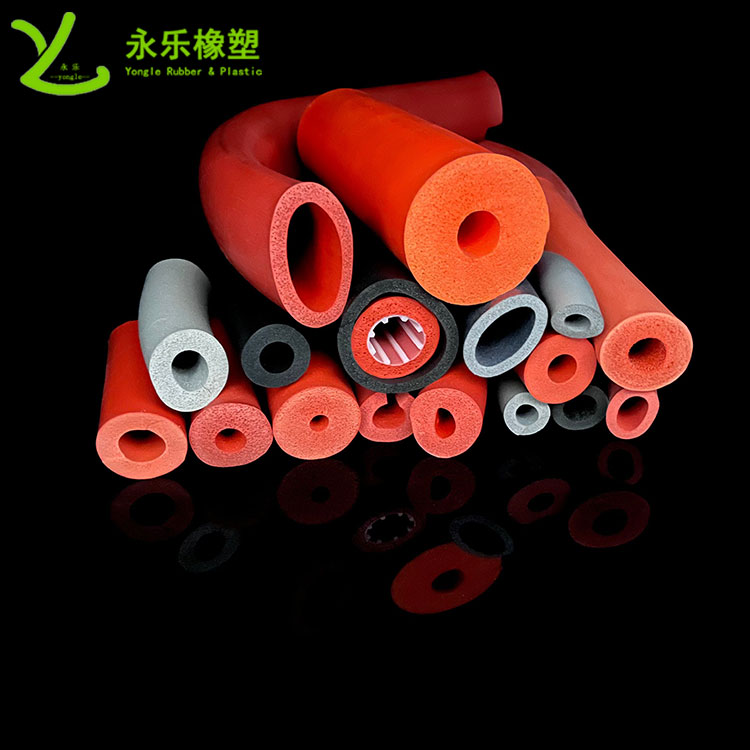 擠出發(fā)泡硅膠管，耐高溫發(fā)泡硅膠管，耐老化發(fā)泡硅膠管