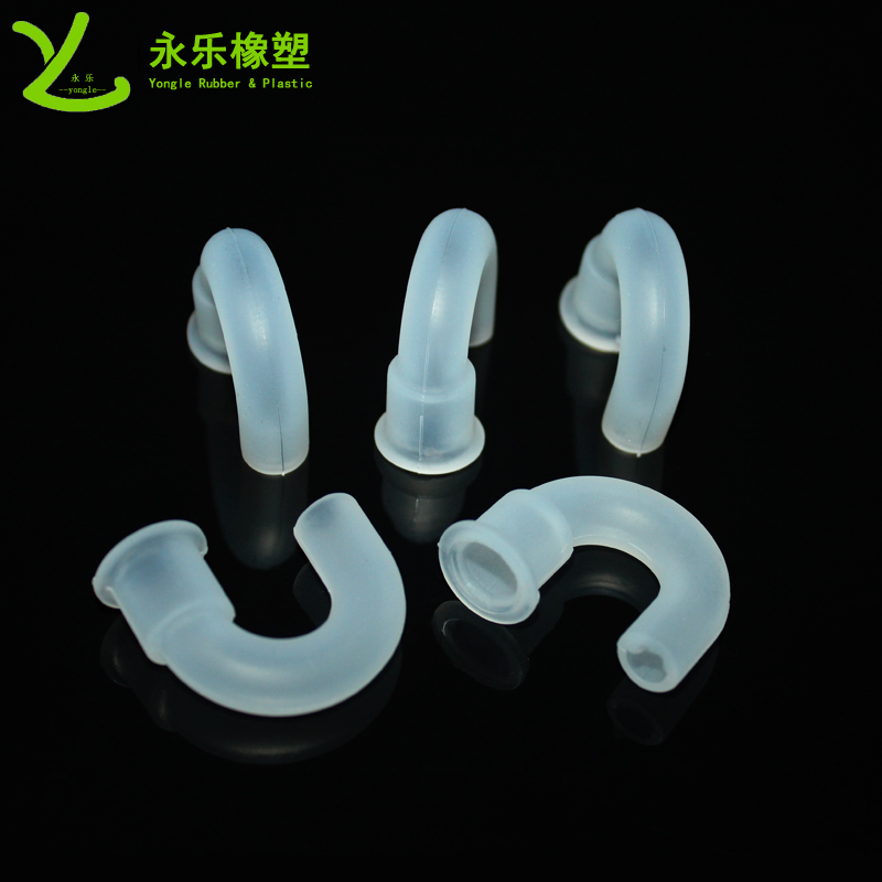 醫(yī)用硅膠彎管，模壓硅膠彎管，血氧儀硅膠彎管
