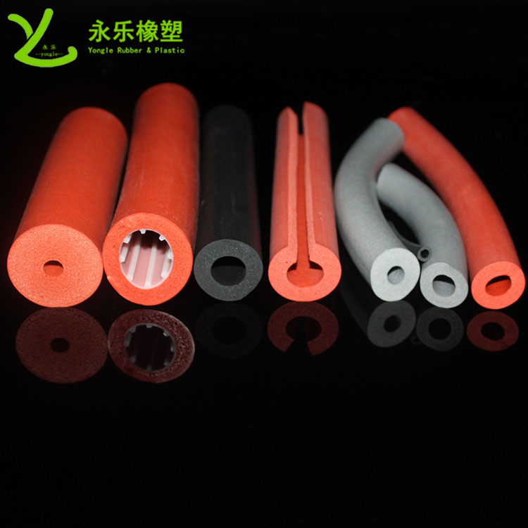 發(fā)泡硅膠管，擠出發(fā)泡硅膠管，耐高溫發(fā)泡硅膠管