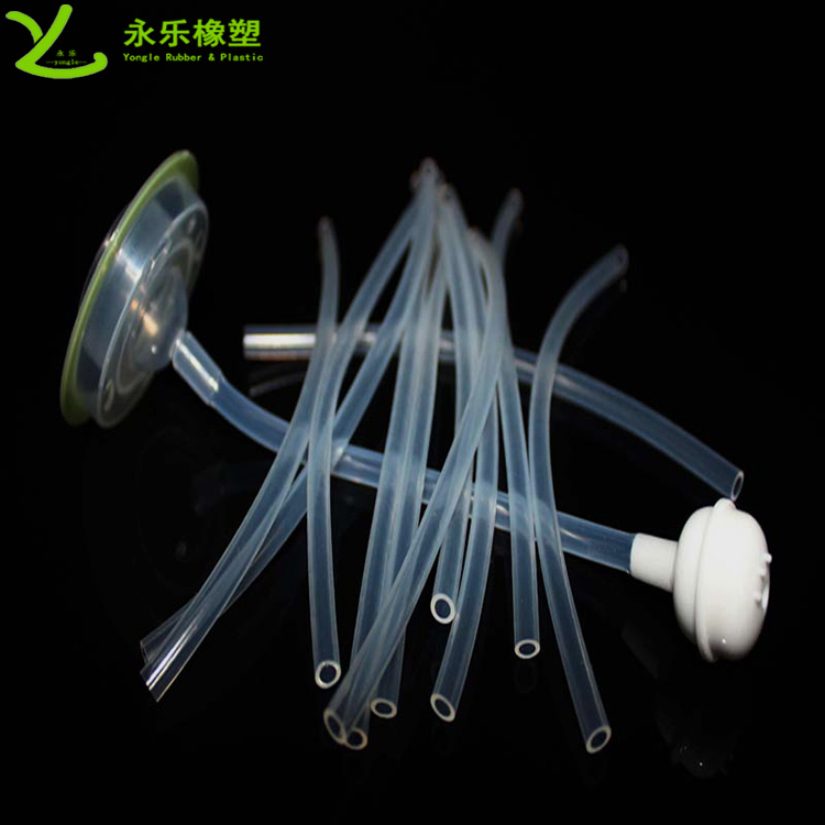 市轄擠出奶瓶硅膠管，食品級透明奶瓶硅膠管，耐高溫硅膠管
