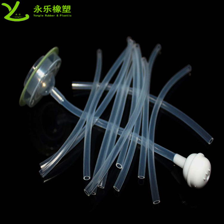 市轄擠出奶瓶硅膠管，食品級透明奶瓶硅膠管，耐高溫硅膠管
