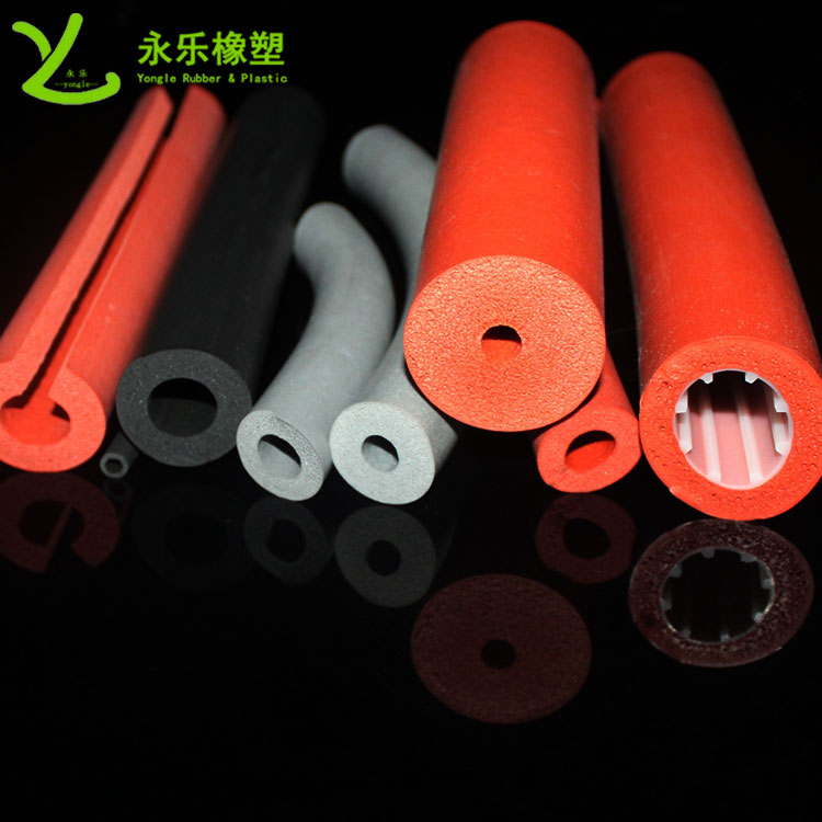 硅膠發(fā)泡管，耐高溫發(fā)泡硅膠管，保溫發(fā)泡硅膠管