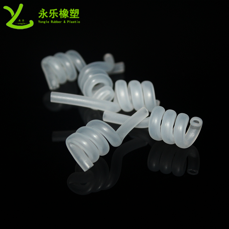 河?xùn)|硅膠吸管，螺旋硅膠管，食品級(jí)硅膠管