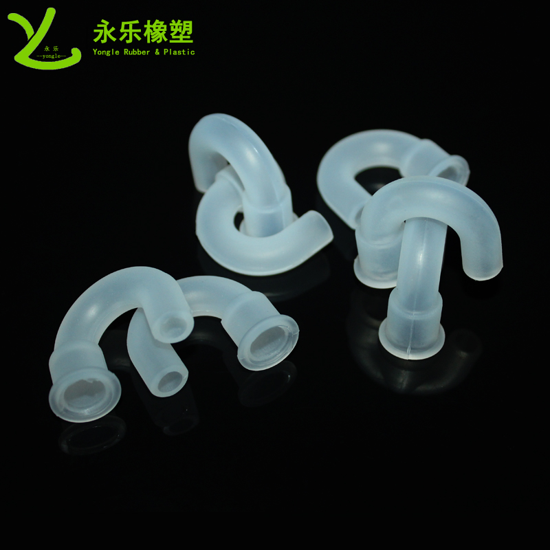 醫(yī)用硅膠彎管，模壓硅膠彎管，血氧儀硅膠彎管