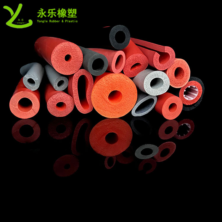 擠出發(fā)泡硅膠管，耐高溫發(fā)泡硅膠管，耐老化發(fā)泡硅膠管