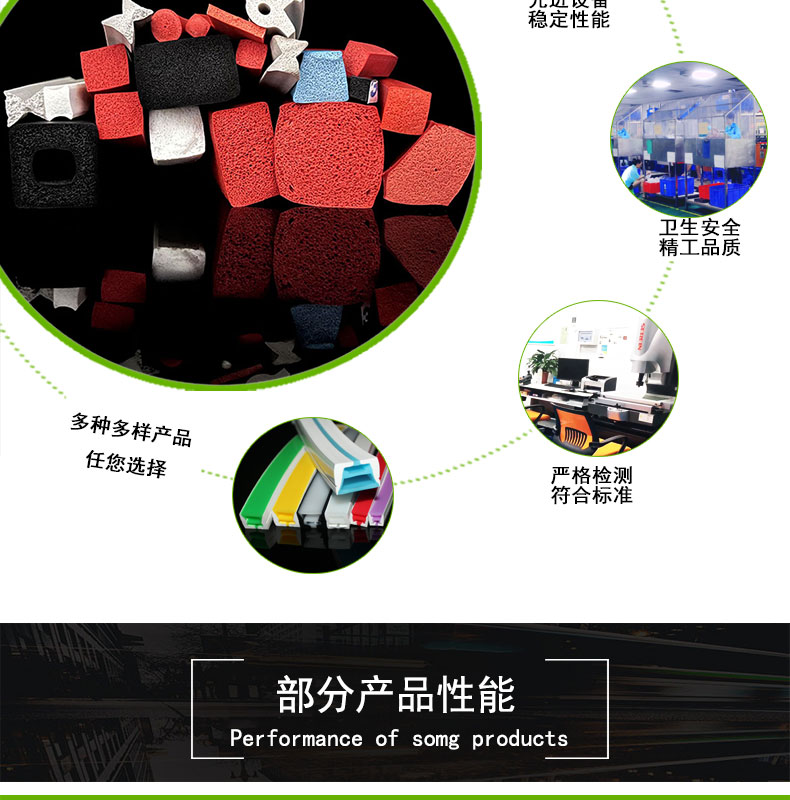 河?xùn)|減震發(fā)泡硅膠條