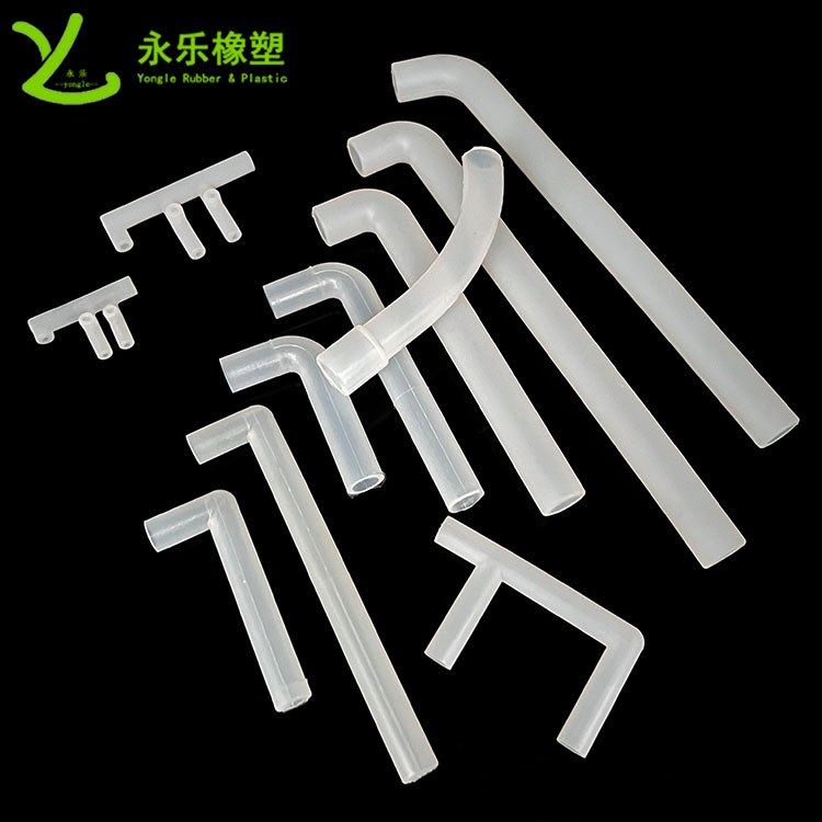 醫(yī)用硅膠彎管，模壓硅膠彎管，血氧儀硅膠彎管