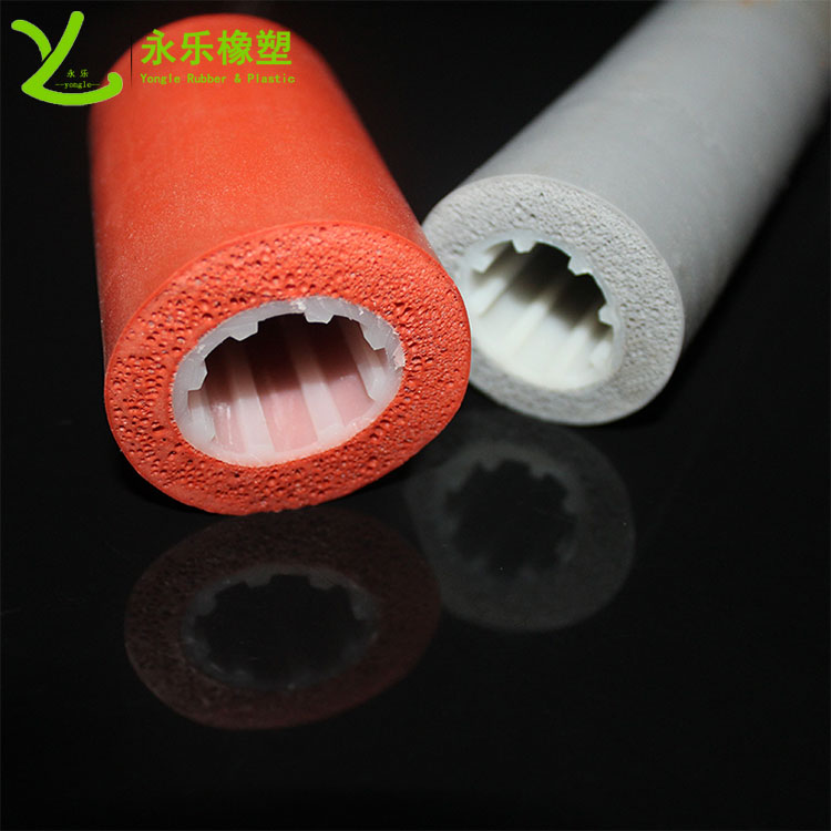 復(fù)合發(fā)泡硅膠管，耐高溫發(fā)泡硅膠管，保溫發(fā)泡硅膠管