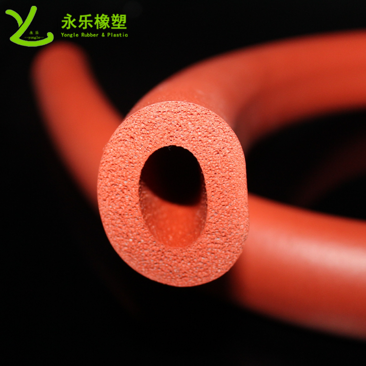 河西發(fā)泡硅膠管，耐高溫發(fā)泡硅膠管，阻燃硅膠發(fā)泡管，硅膠發(fā)泡管