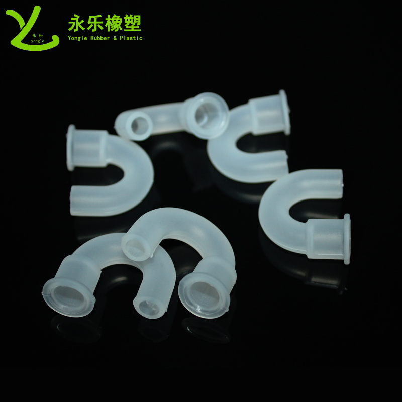 醫(yī)用硅膠彎管，模壓硅膠彎管，血氧儀硅膠彎管
