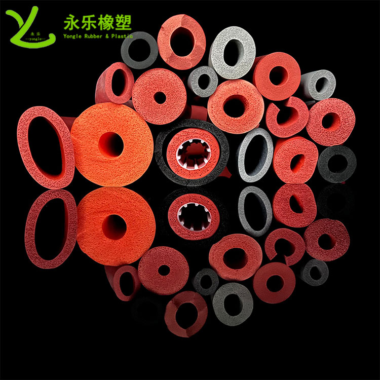 擠出發(fā)泡硅膠管，耐高溫發(fā)泡硅膠管，耐老化發(fā)泡硅膠管