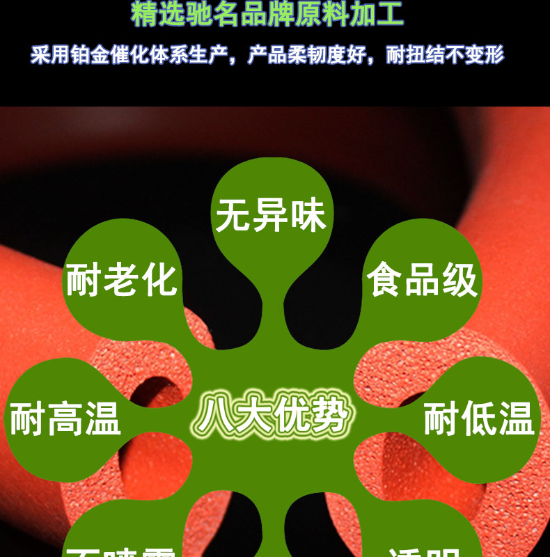 河西發(fā)泡硅膠管價格