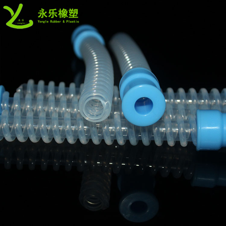 呼吸機(jī)硅膠波紋管，醫(yī)用硅膠波紋管，無氣味硅膠波紋管